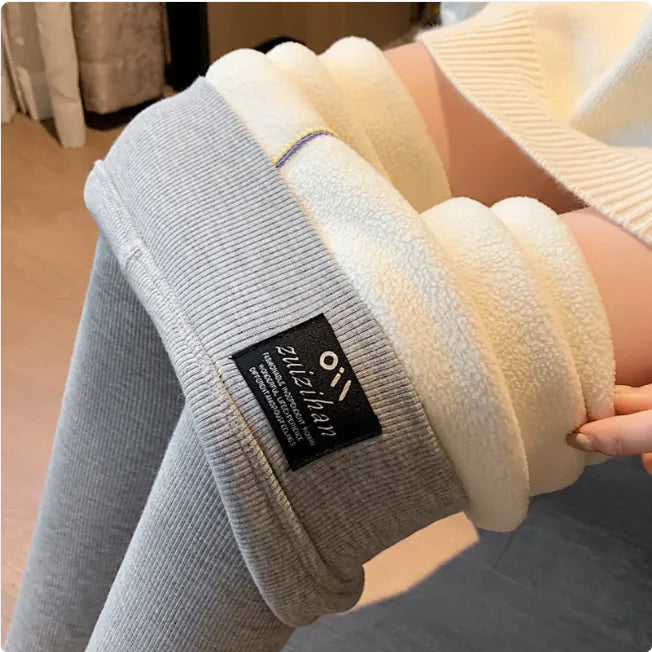 Women's High-Waist Fleece-Lined Leggings